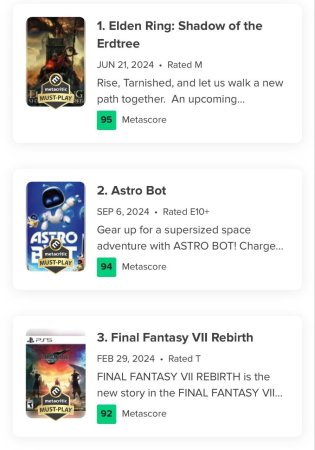 Astro Bot game of the year