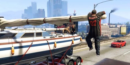 Finally, Michael from Gta 5 got his stolen boat back.